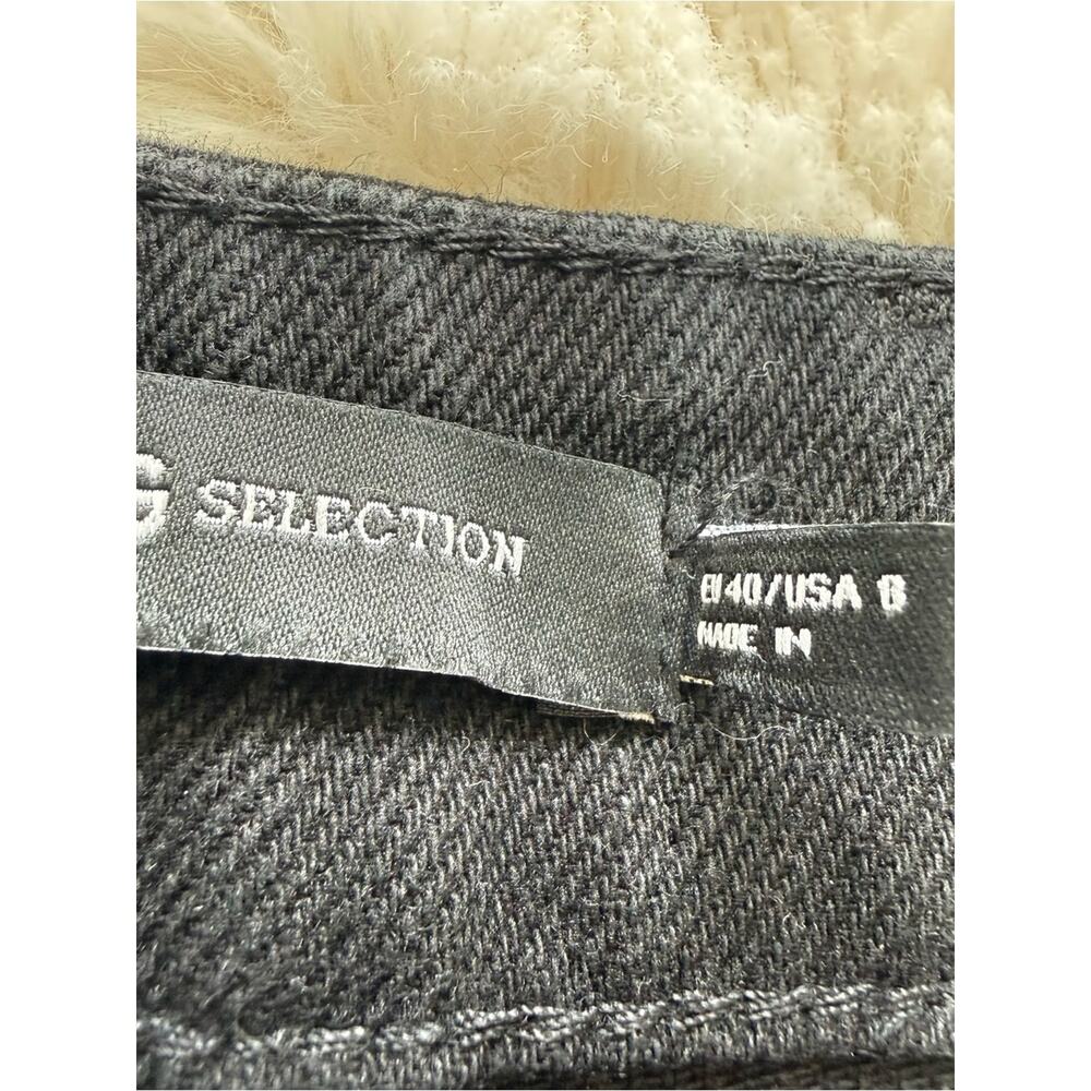 NEW!!! Mango women wide leg jeans with metal studs size 8 US - Picture 9 of 10